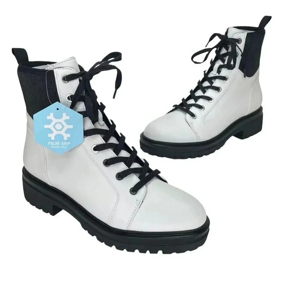 Kenneth Cole New York Rhode Lite Lace Up Leather Womens Ankle Boots - Picture 10 of 11